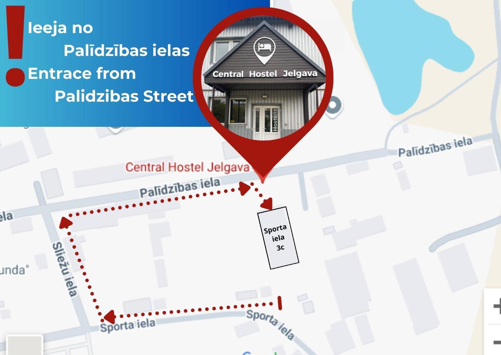 Central Hostel 叶尔加瓦 外观 照片